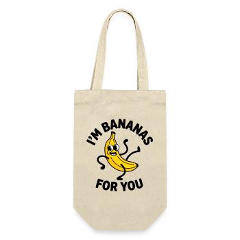I Am Banana – For You Cartoon - Gift Bag for Bottles - nature - Front