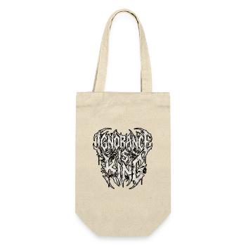 Ignorance Is King Heavy Metal - Geschenkbeutel für Flaschen - Natur - Vorne
