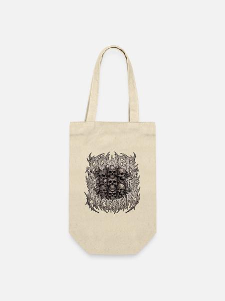 Death Metal Kraft der Ahnen - Geschenkbeutel für Flaschen - Natur