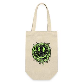 Acid Smile - Geschenkbeutel für Flaschen - Natur - Vorne