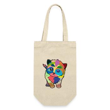 Little colorful cute cat - Gift Bag for Bottles - nature - Front