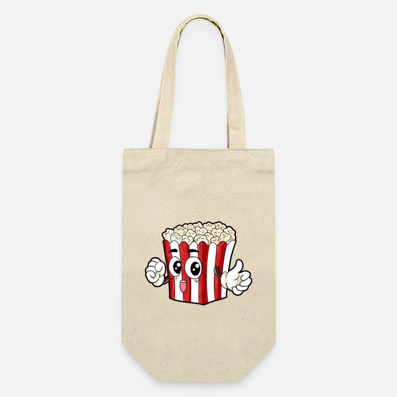 Popcorn manger cadeau gourmand - Sac à bouteille - nature