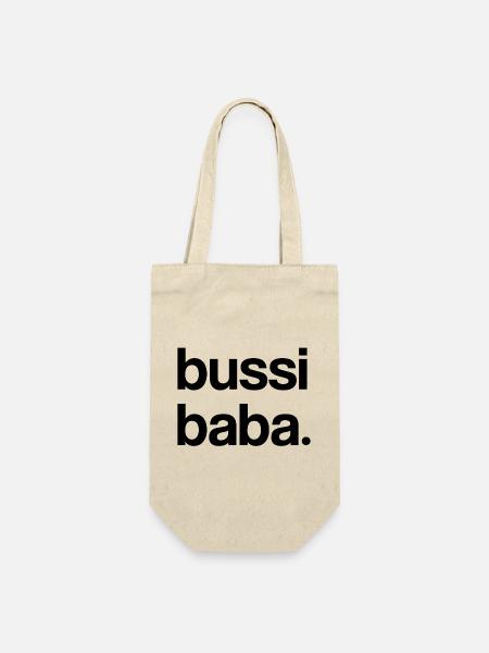 Bussi Baba - Geschenkbeutel für Flaschen - Natur