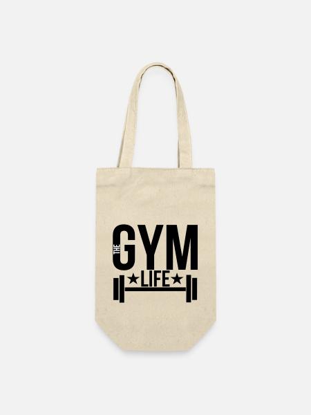 Gym - Geschenkbeutel für Flaschen - Natur
