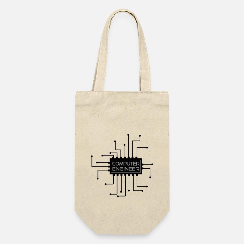 Computer engineer - Computer Ingenieur - Geschenkbeutel für Flaschen - Natur
