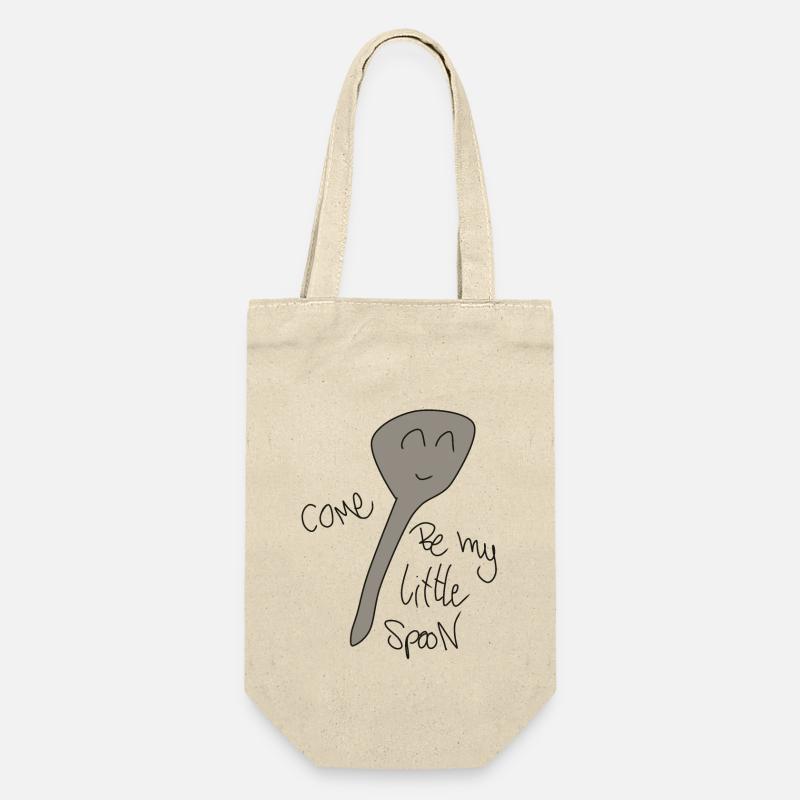 Come be my little Spoon - Gift Bag for Bottles - nature