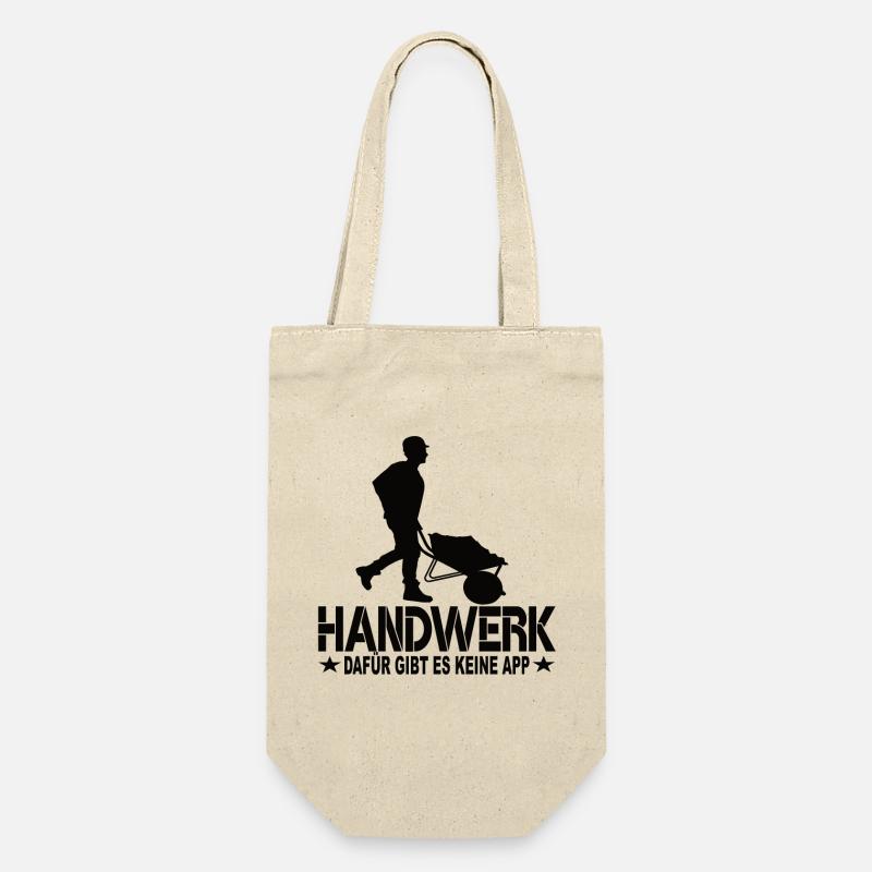 Handwerker - Geschenkbeutel für Flaschen - Natur