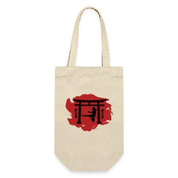 karate - Gift Bag for Bottles - nature - Front