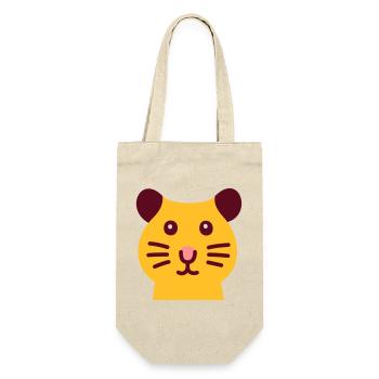 Cute hamster - Gift Bag for Bottles - nature - Front
