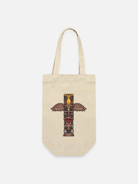 indianer indianer kopfschmuckIndianer Kostüm - Geschenkbeutel für Flaschen - Natur