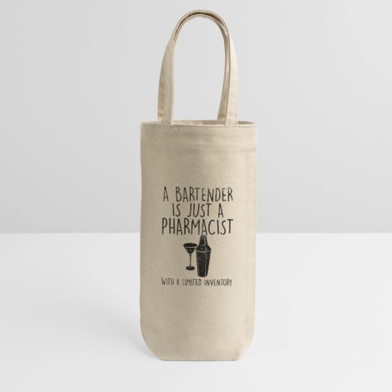 Bartender Gift Bag for Bottles