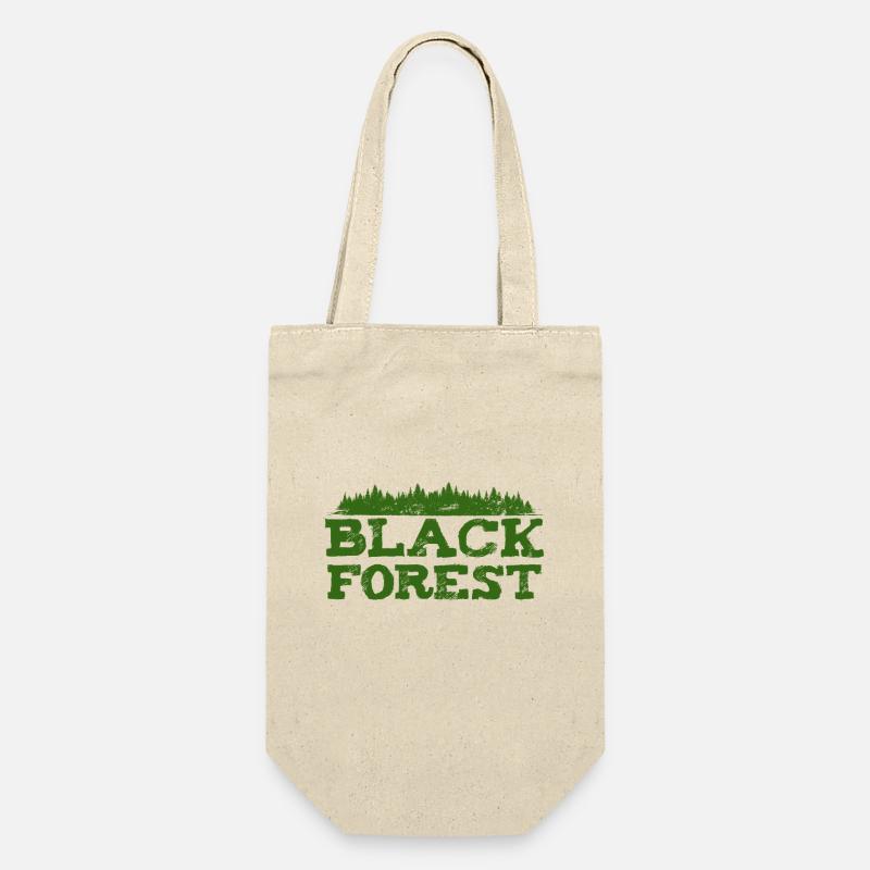 Schwarzwald Design - Geschenkbeutel für Flaschen - Natur
