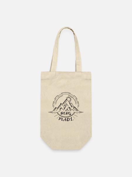 Berg Madl - Geschenkbeutel für Flaschen - Natur