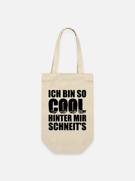 Coole Sprüche - Geschenkbeutel für Flaschen - Natur