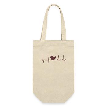Squirrel Heartbeat - Gift Bag for Bottles - nature - Front