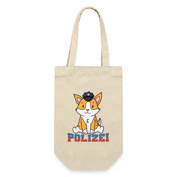 Police fox with police cap - Gift Bag for Bottles - nature - Front