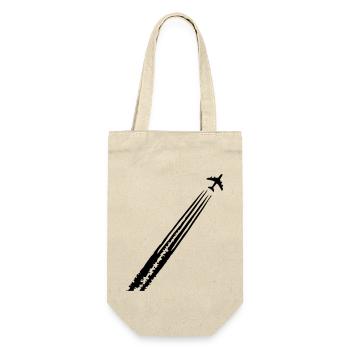 Plane Pilot Pilot's Claim Spotter - Gift Bag for Bottles - nature - Front