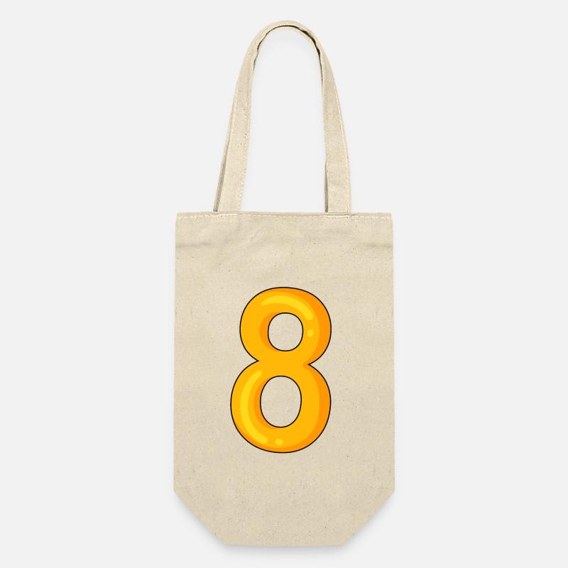 Number 8 - Number 8 - Gift Bag for Bottles - nature