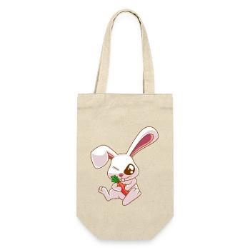 EInäugiger Hase Zombie Kaninchen Geschenk - Geschenkbeutel für Flaschen - Natur - Vorne