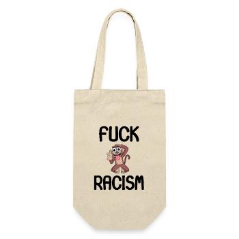 Contre le racisme - Sac à bouteille - nature - Devant