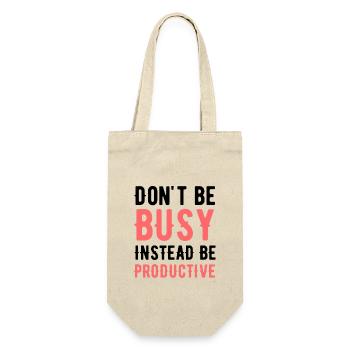 Citation de motivation Motivation Proverbe - Sac à bouteille - nature - Devant