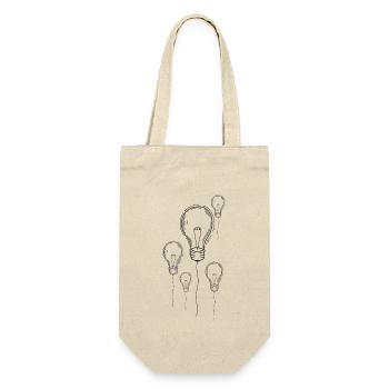 Glühbirnen Streetart Graffiti Sprühkunst - Geschenkbeutel für Flaschen - Natur - Vorne