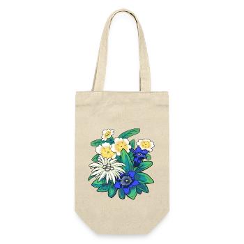 Austria Flowers Flower Mountains Mountains Nature Flora - Gift Bag for Bottles - nature - Front