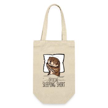 Official Sleeper Shirt Otter Sea Otter Pajamas - Gift Bag for Bottles - nature - Front