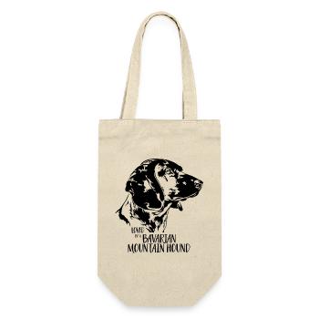 Loved by a BAVARIAN MOUNTAIN HOUND saying Wilsigns - Gift Bag for Bottles - nature - Front