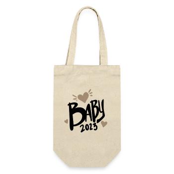 Baby 2023 - Newborn 2023 Baby Gift - Gift Bag for Bottles - nature - Front