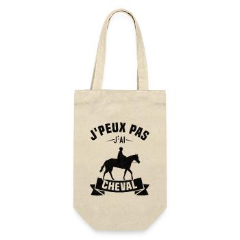 J'peux pas j'ai cheval - Sac à bouteille - nature - Devant