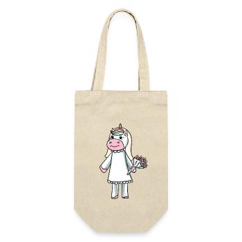Mariée licorne - Sac à bouteille - nature - Devant