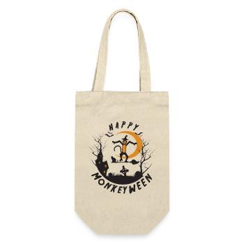 Happy Monkeyween - Gift Bag for Bottles - nature - Front