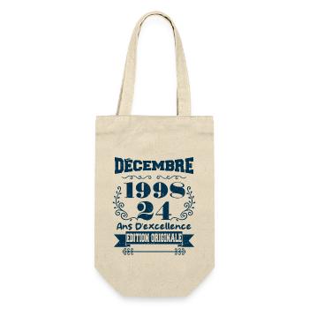 décembre 1998 Edition original | Vintage 1998 - Sac à bouteille - nature - Devant