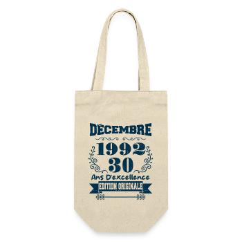 décembre 1992 Edition original | Vintage 1992 - Sac à bouteille - nature - Devant