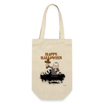 Halloween Priest Comic Party Ghosts Halloween - Gift Bag for Bottles - nature - Front