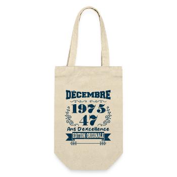 décembre 1975 Edition original | Vintage 1975 - Sac à bouteille - nature - Devant