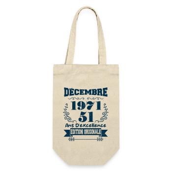 décembre 1971 Edition original | Vintage 1971 - Sac à bouteille - nature - Devant