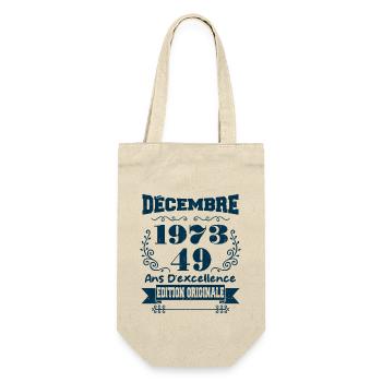 décembre 1973 Edition original | Vintage 1973 - Sac à bouteille - nature - Devant