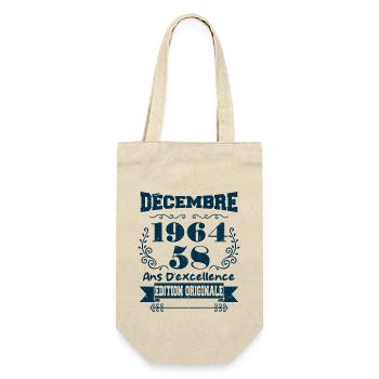 décembre 1964 Edition original | Vintage 1964 - Sac à bouteille - nature - Devant