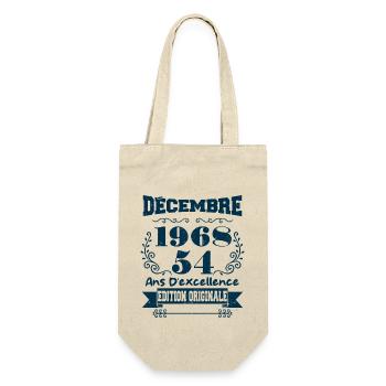 décembre 1968 Edition original | Vintage 1968 - Sac à bouteille - nature - Devant
