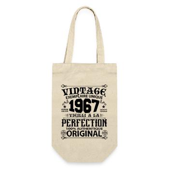 1967 Vintage Anniversaire 1967 original birthday - Sac à bouteille - nature - Devant