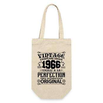 1966 Vintage Anniversaire 1966 original birthday - Sac à bouteille - nature - Devant
