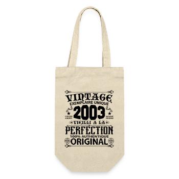 2003 Vintage Anniversaire 2003 original birthday - Sac à bouteille - nature - Devant