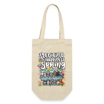 Médicament pour le bonheur dans les jours de printemps pour - Sac à bouteille - nature - Devant
