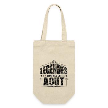 Aout | les Légendes sont nés en Aout Anniversaire - Sac à bouteille - nature - Devant