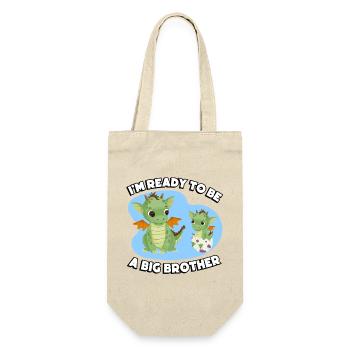 I'm ready to be a big brother - Gift Bag for Bottles - nature - Front