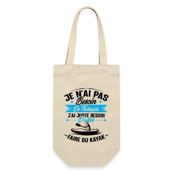Cadeau j'ai juste besoin d'aller faire du kayak - Sac à bouteille - nature - Devant
