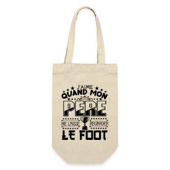 Le Foot | Mon Père et Le football - Sac à bouteille - nature - Devant