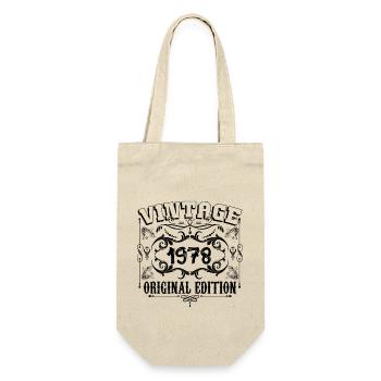 1978 | Vintage Aged Original 1978 birthday gift - Sac à bouteille - nature - Devant